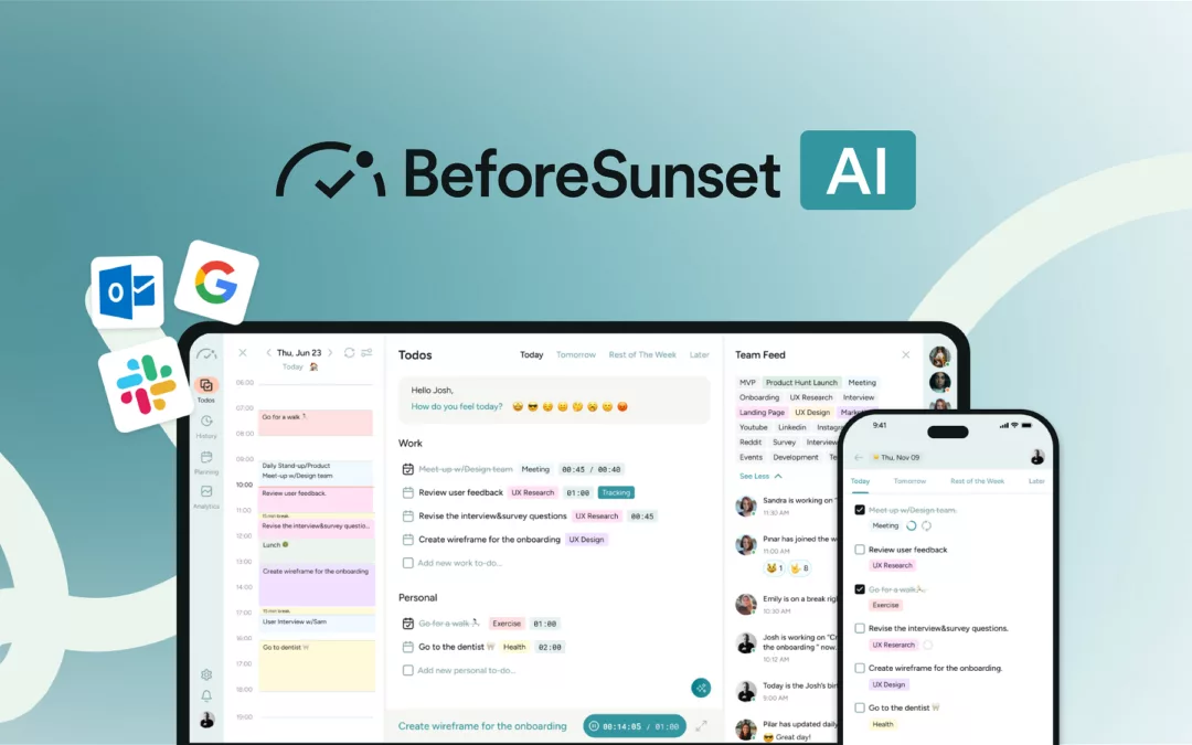 BeforeSunset AI – 使用 AI 计划和完成任务 – 独家终身优惠