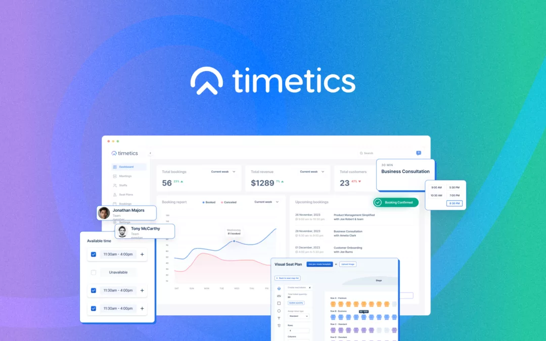 Timetics – 使用人工智能组织任何类型的活动 – 独家终身优惠