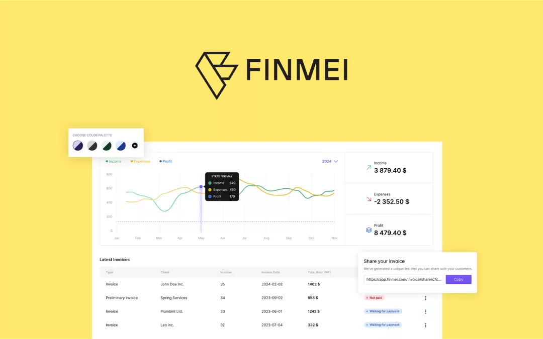 Finmei – 在几分钟内创建发票 – 独家终身优惠