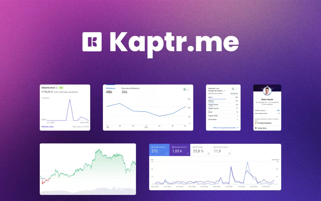 Kaptr.me – Plus 独家 – 从任何网站捕获实时数据 – 独家终身优惠