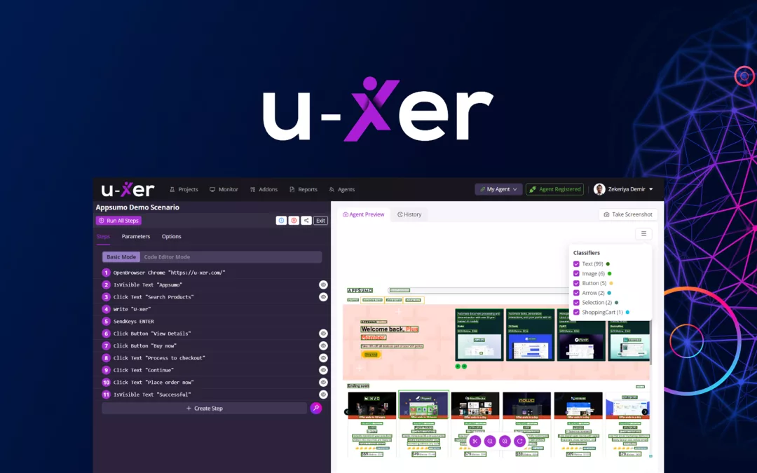 U-xer – 用于测试自动化和 RPA 的计算机视觉 – 独家终身优惠