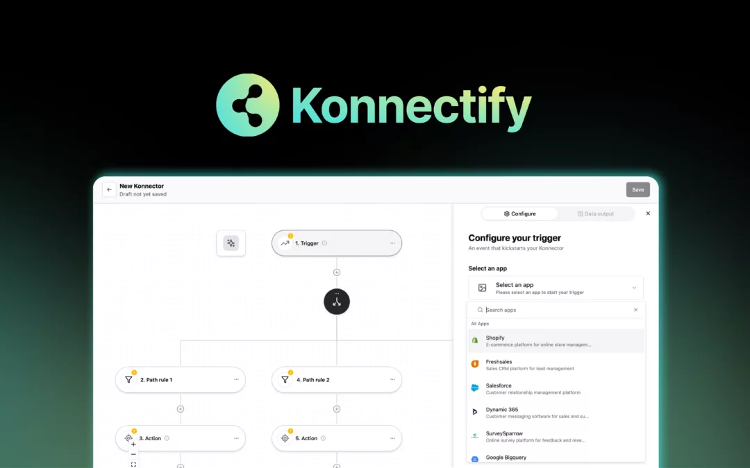 Konnectify – 无代码工作流自动化软件 – 独家终身优惠