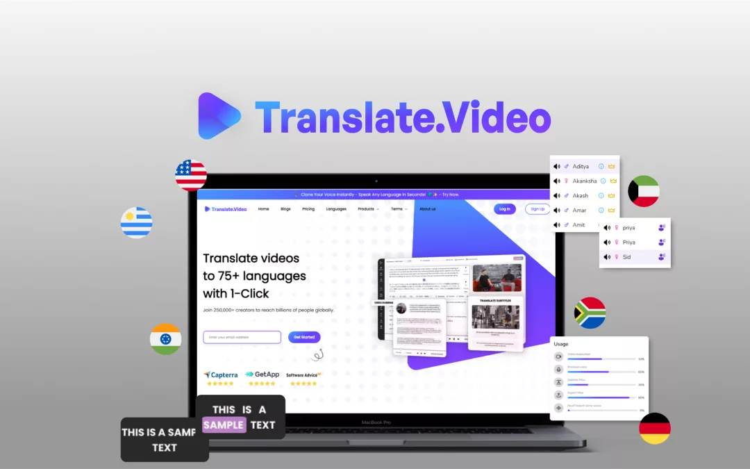 Translate.Video – 翻译 75 种以上语言的视频 – 独家终身优惠