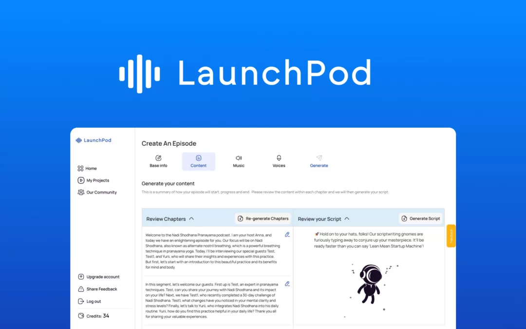 LaunchPod AI – Plus Exclusive – 利用 AI 语音扩展品牌内容 – 独家终身优惠